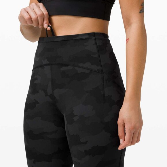 Lululemon Swift Speed High-Rise Crop 21" Luxtreme In Heritage 365 Camo Deep Coal - Picture 3 of 9